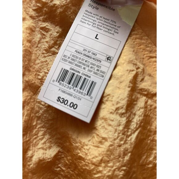 Wild Fable Women's Mid Rise Relaxed Fit Full Parachute Pants Lightweight Size L - Picture 2 of 7